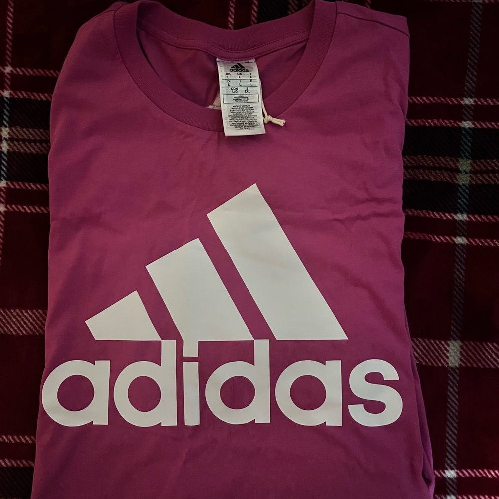 NWOT Adidas Pink T-Shirt